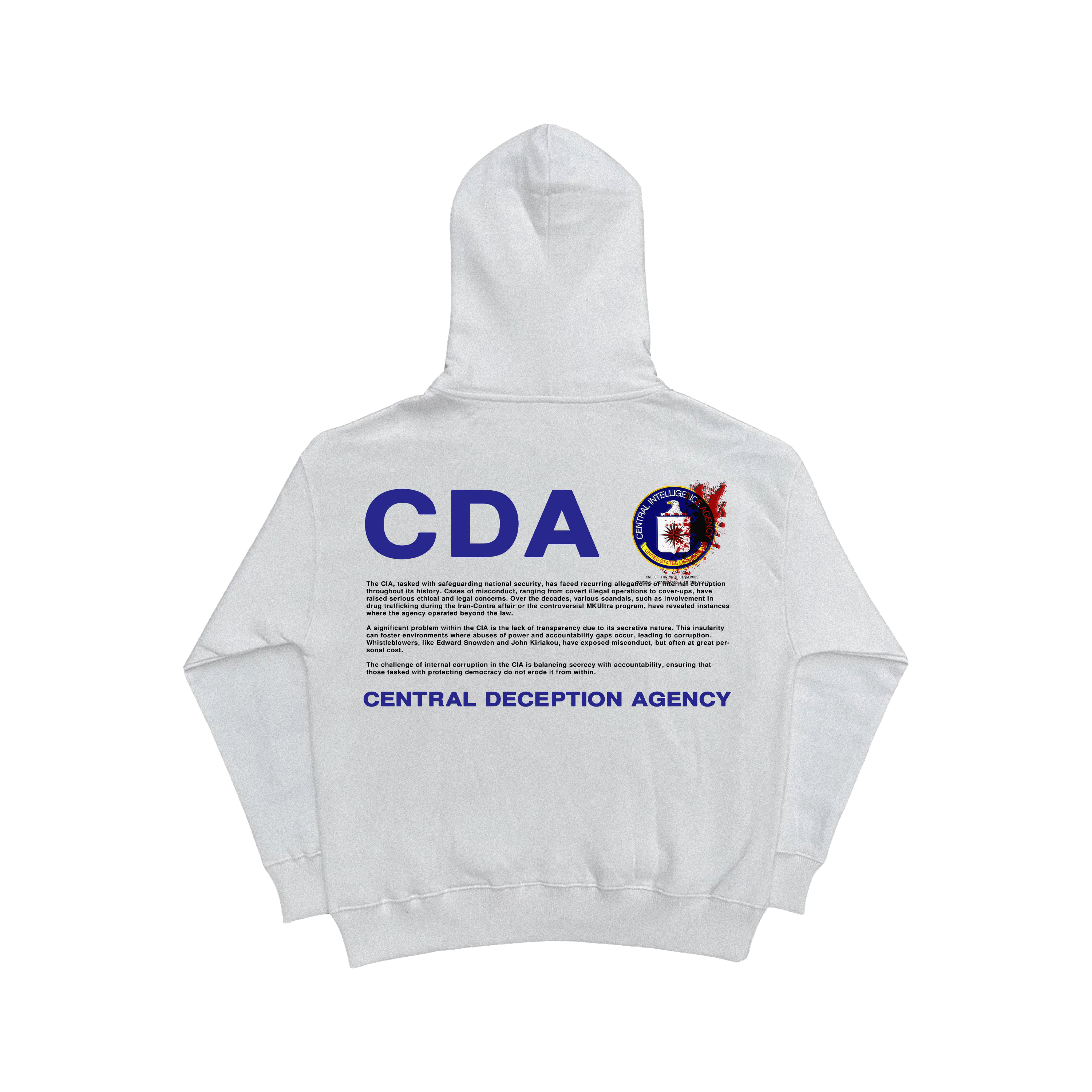 CDA - Heavyweight Hoodie White