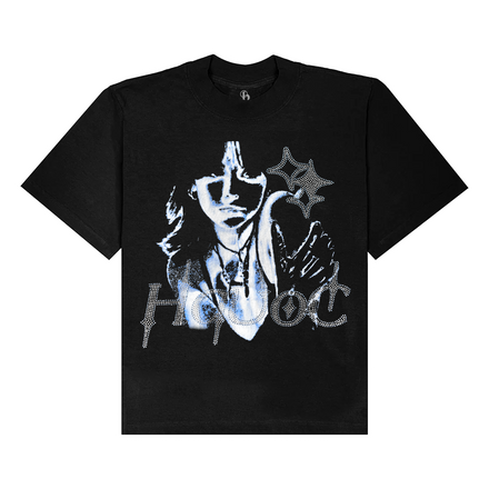 STELLAR PRINT + RHINESTONE - Heavyweight Tee