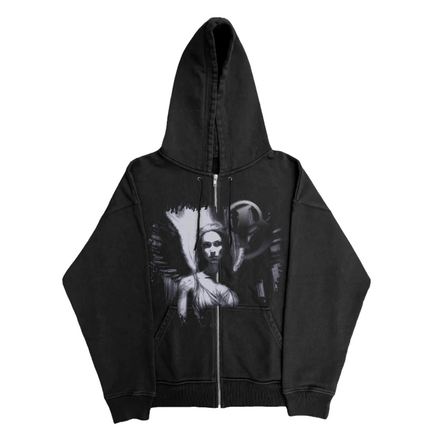 ANGELIC - Heavyweight Zip-Up Hoodie
