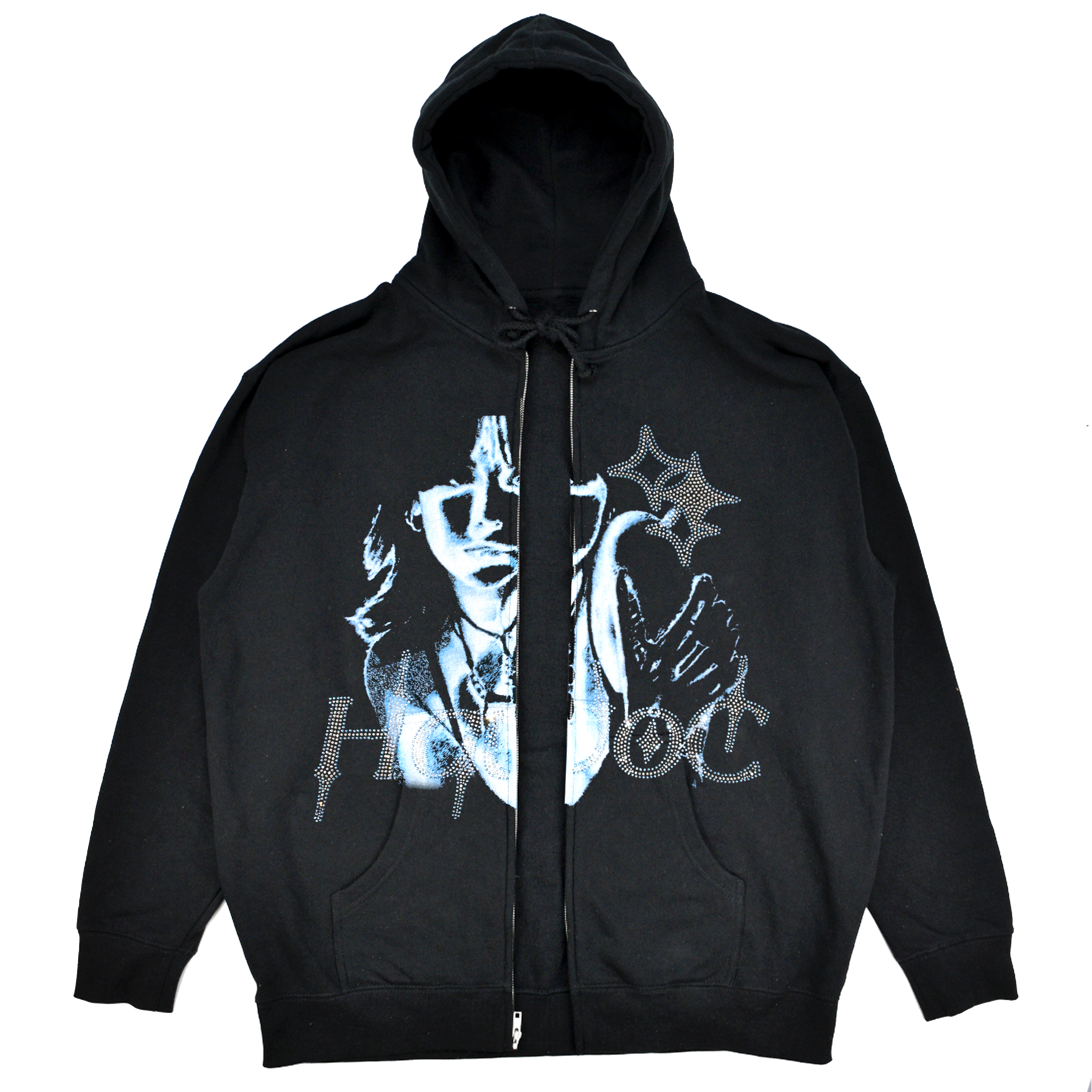 STELLAR - PRINT + RHINESTONE ZIP
