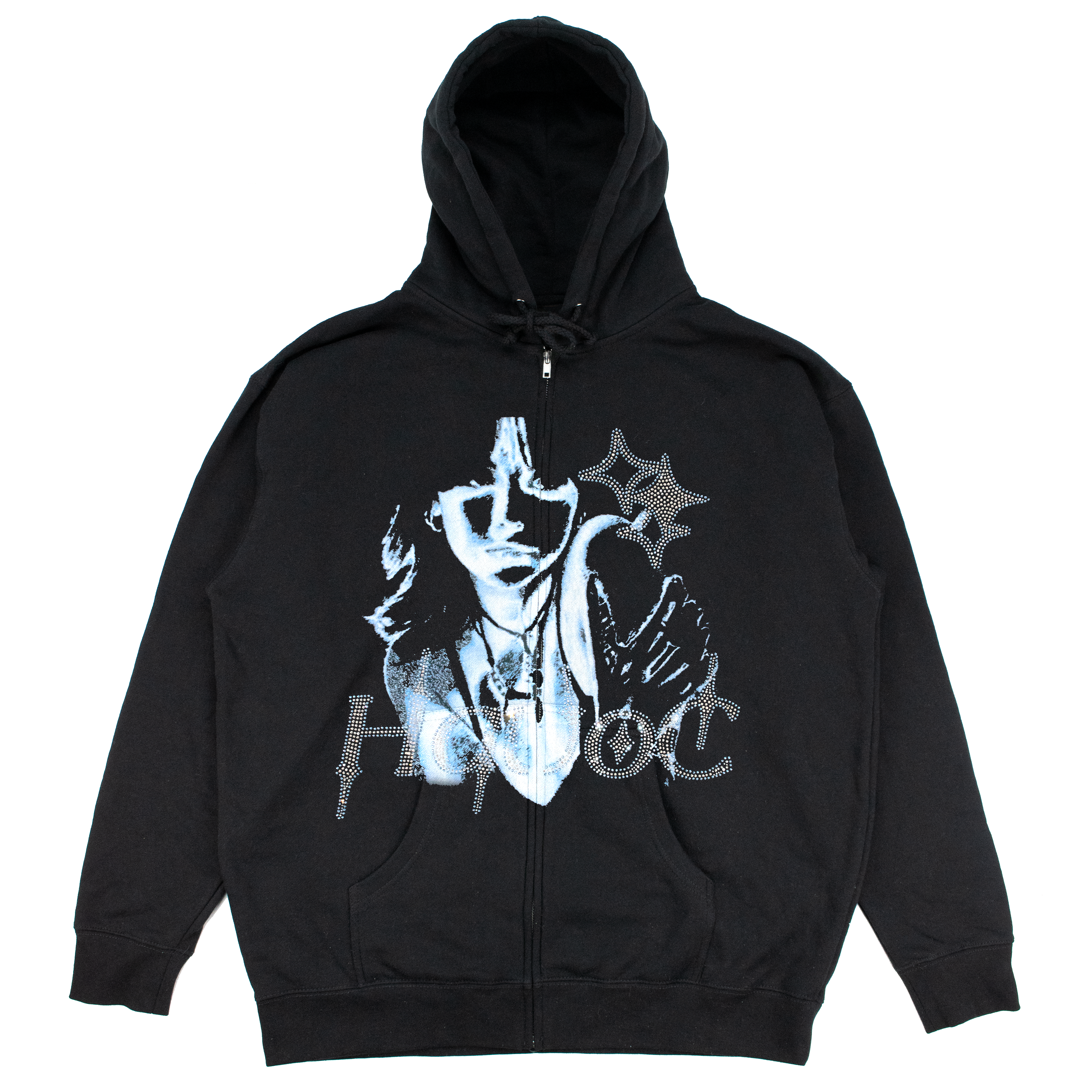 STELLAR - PRINT + RHINESTONE ZIP