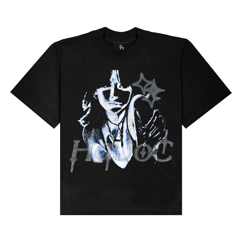 STELLAR PRINT + RHINESTONE - Heavyweight Tee