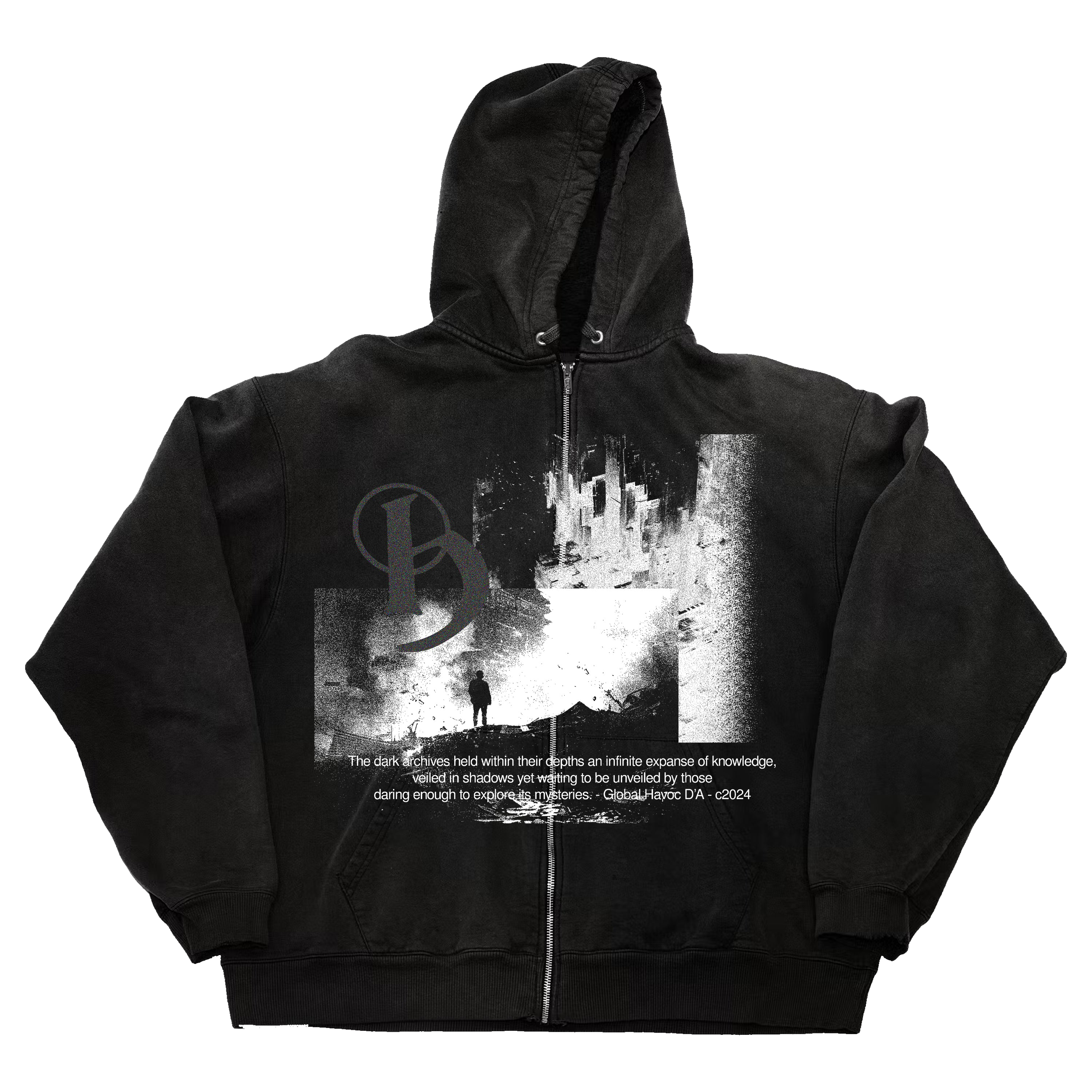 RUINS - Heavyweight Zip-Up Hoodie