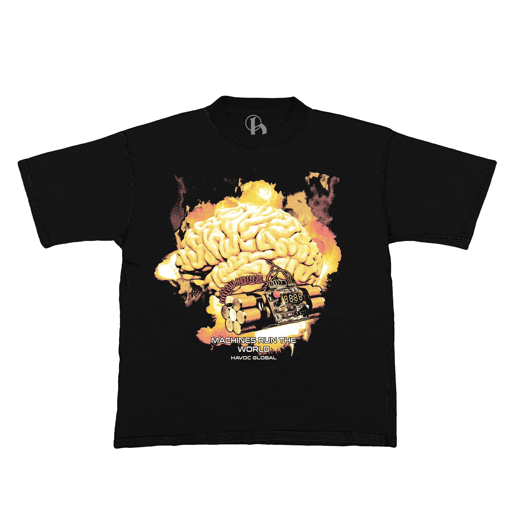 MACHINES RUN THE WORLD - Heavyweight Tee – HAVOC GLOBAL®